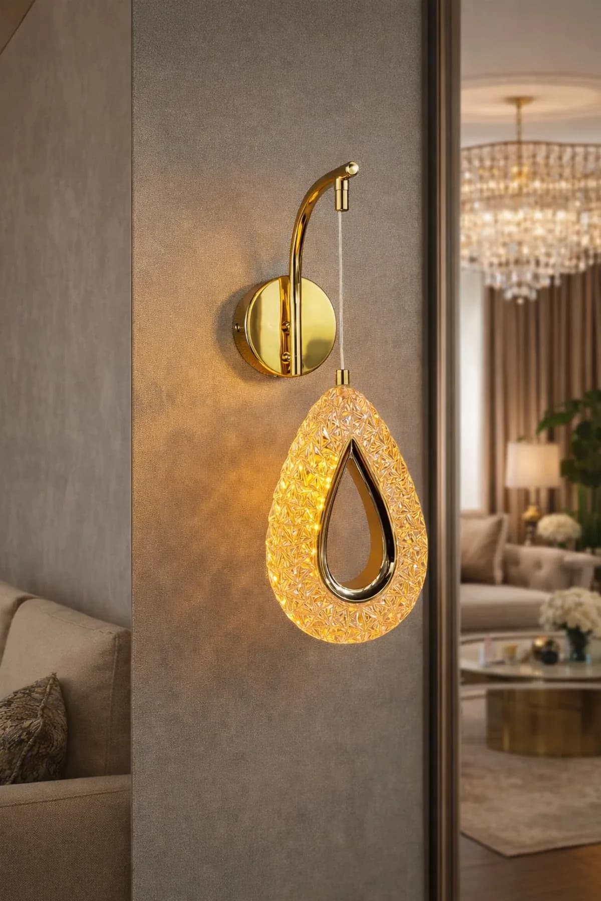 Vinci Model Gold Pilli Tak Çalıştır Özel Model Aplik Salon Yatak Odası